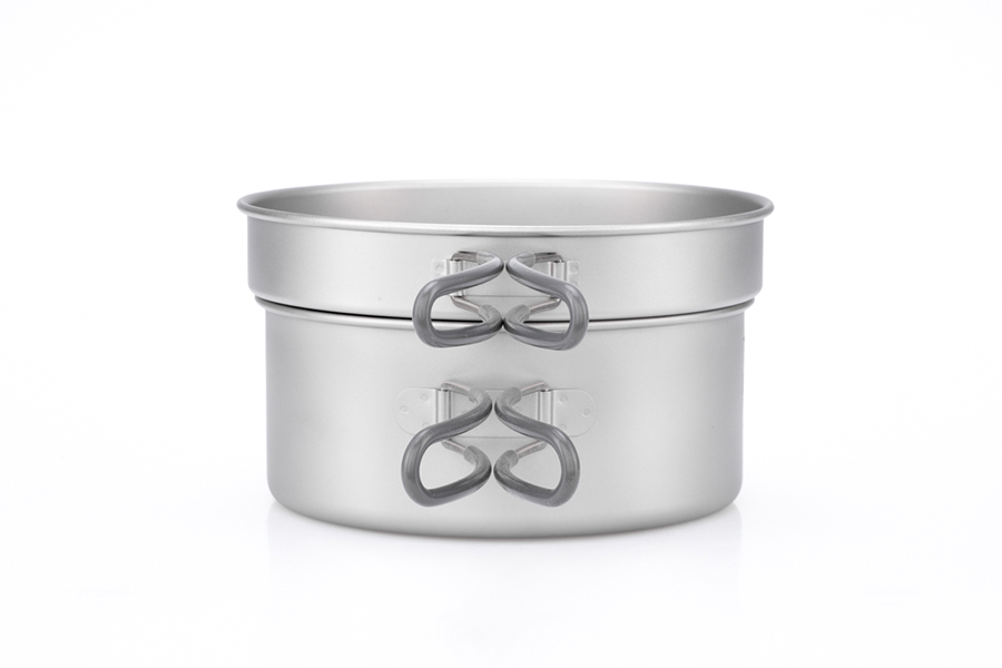 2-Piece Titanium pot and Pan Cook Set   - 6