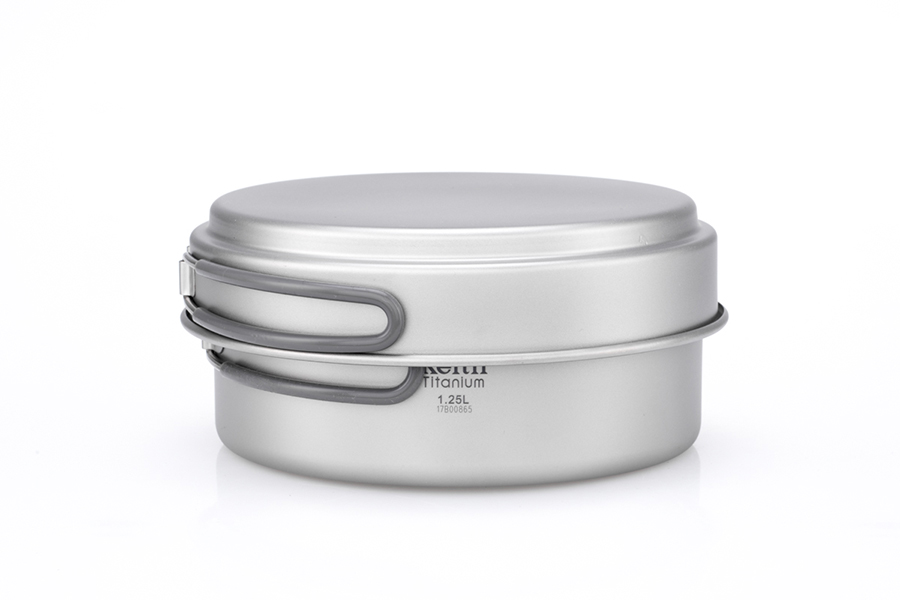 2-Piece Titanium pot and Pan Cook Set   - 3