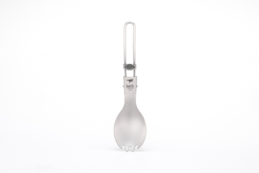 Folding Titanium Spork - 5