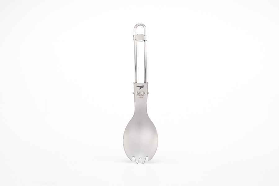 Folding Titanium Spork - 4