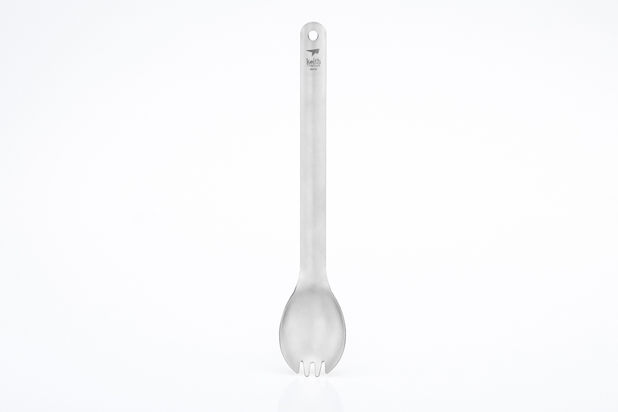 Titanium Long Handle Spork 