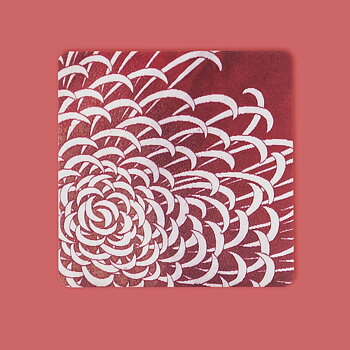 Coaster -Röd kimono