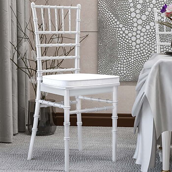Chiavari bröllopsstol vit