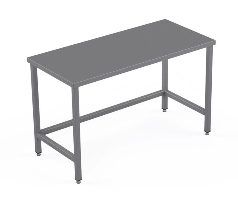 Rostfri arbetsbänk  Bredd: 800 x Djup: 600 x tjocklek 40 (mm)