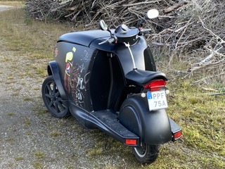 TRIPL Elektrisk moped, last 750L - 3