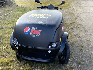 TRIPL Elektrisk moped, last 750L - 2