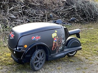 TRIPL Elektrisk moped, last 750L