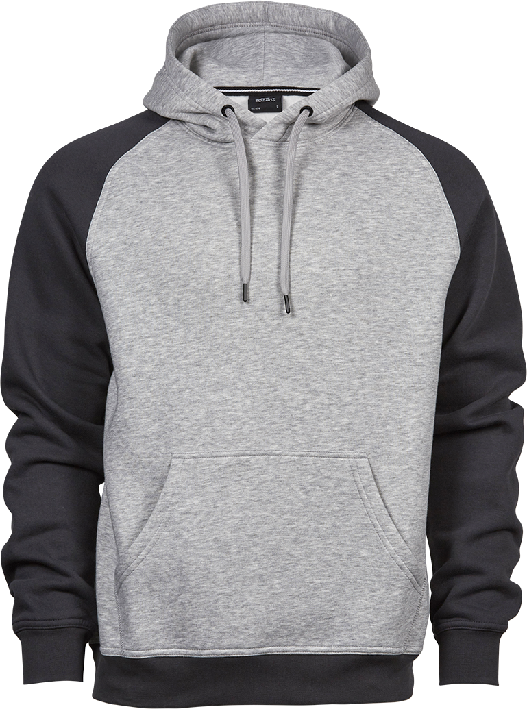 Two-Tone Hooded Sweatshirt