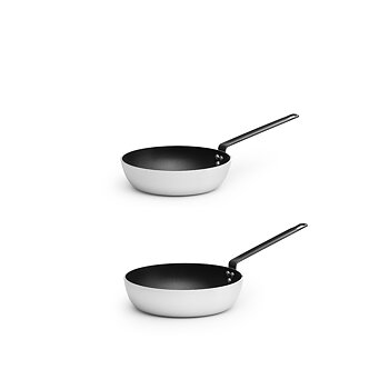 Sauteuse Aluminium Belagd Patina
