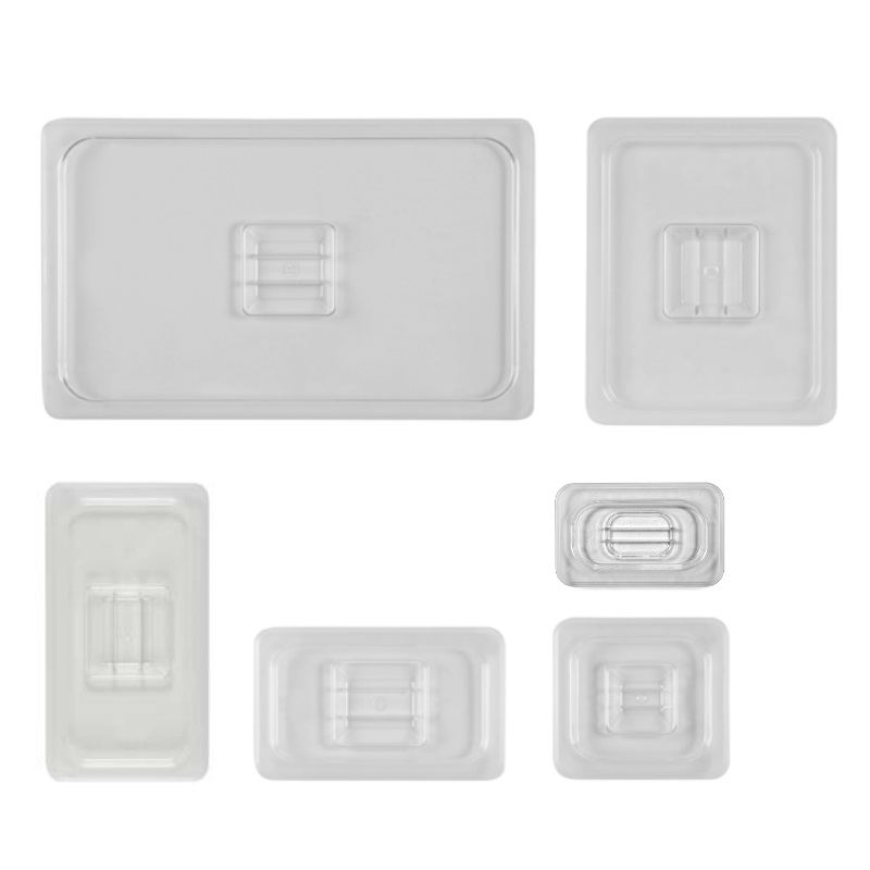 GN kantin lock i polykarbonat transparent Exxent