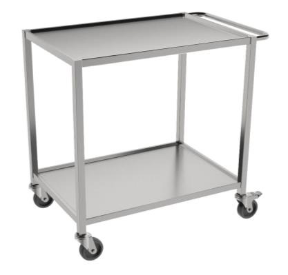 Bordsvagn serveringsvagn kantinvagn i rostfritt serie Gastro - 2