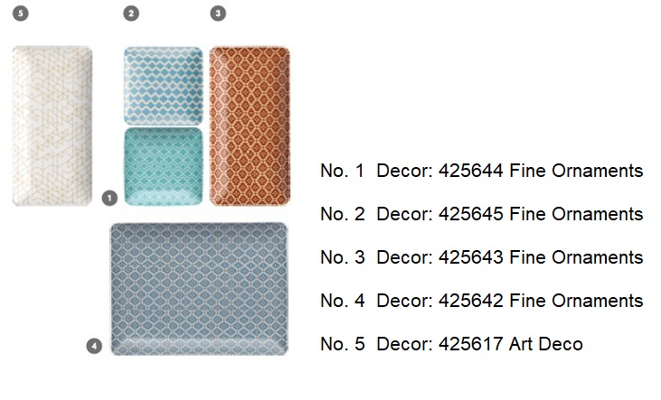  Purity Square Noble China kvalitetsporslin Bauscher - 2