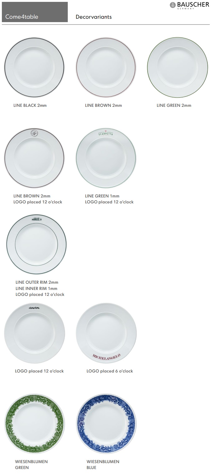 Come4table Bauscher kvalitetsporslin - 8