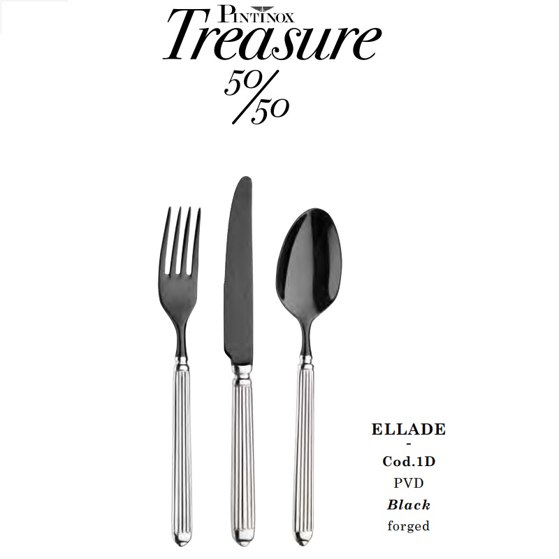 Bestick Ellade 50-50 Treasure Titanium PVD Pinti Inox 1D-