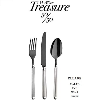 Bestick Ellade 50-50 Treasure Titanium PVD Pinti Inox 1D-