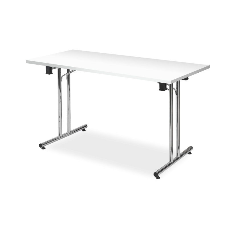 Fällbara konferensbord krom L 138 cm FOLD - bordsskiva 28mm  - 4