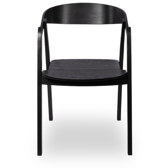 Restaurangstol i böjd ek stapelbar - 9