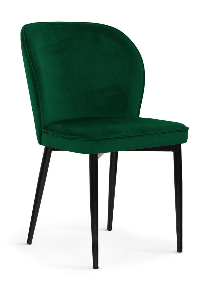 Stol Amy med svarta ben i metall - 3