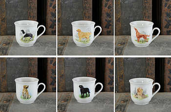 Mugg Hund 6-pack i Porslin