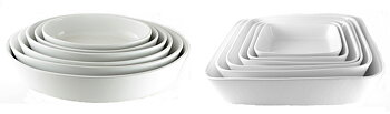 Form set 6st delar Vit Stengods