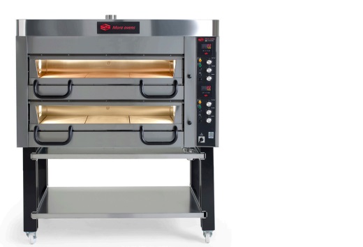 Pizzaugn B 1680 mm P70 Elektronisk i rostfritt med stativ Mora ovens - 7