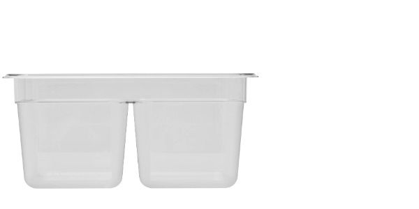 Kantin GN 1/2 transparent polykarbonat Exxent - 5