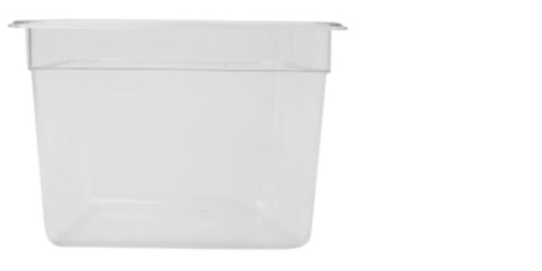 Kantin GN 1/2 transparent polykarbonat Exxent - 6