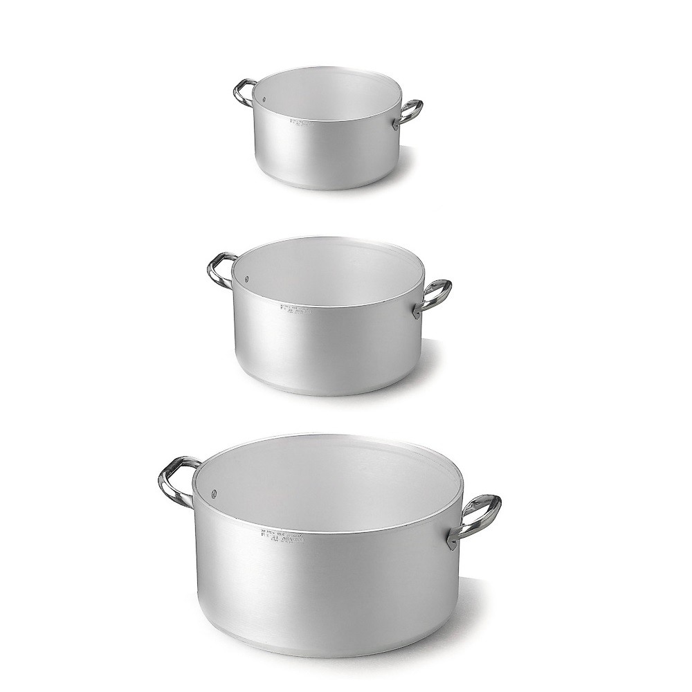 Aluminium Kittel gryta Låg 5 mm Agnelli 