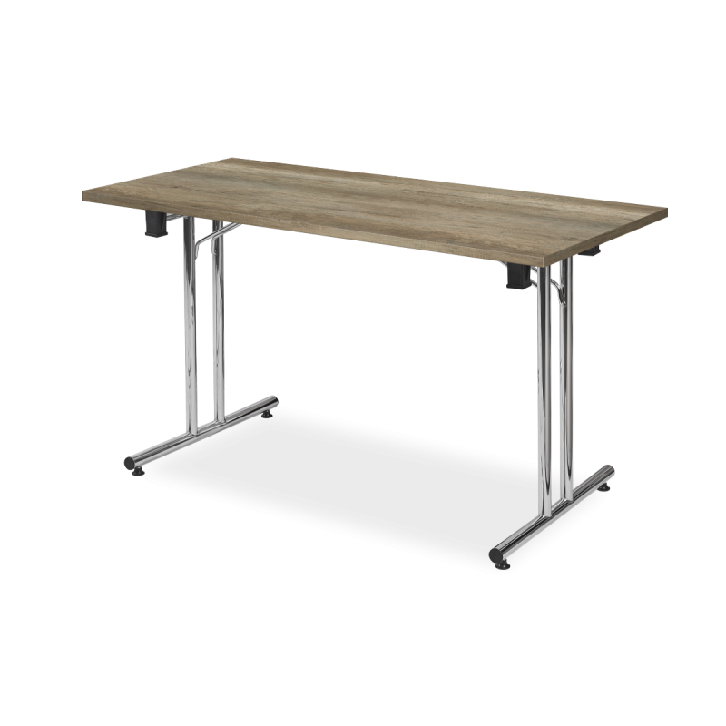 Fällbara konferensbord krom L 160 cm FOLD - bordsskiva 28mm  - 7