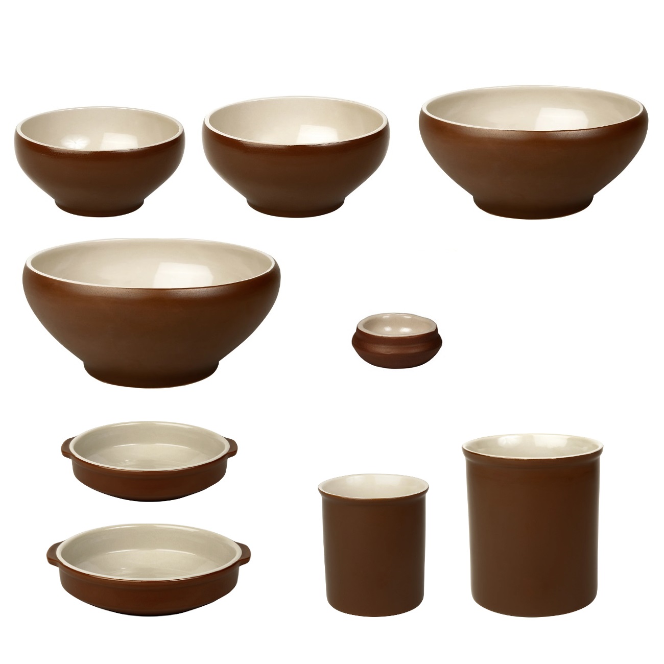Skål Provence Brun Beige Stengods Xantia