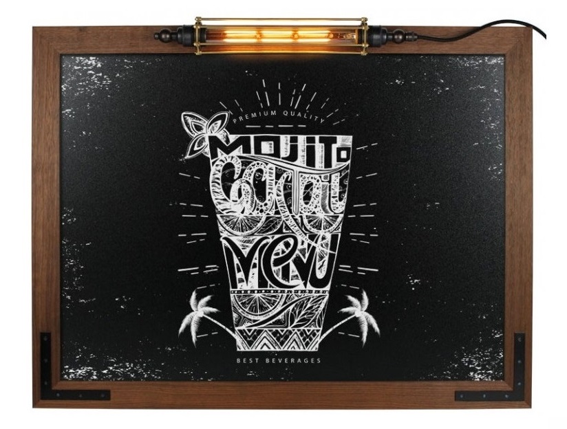 Griffeltavla Noir led griffeltavlor - 3