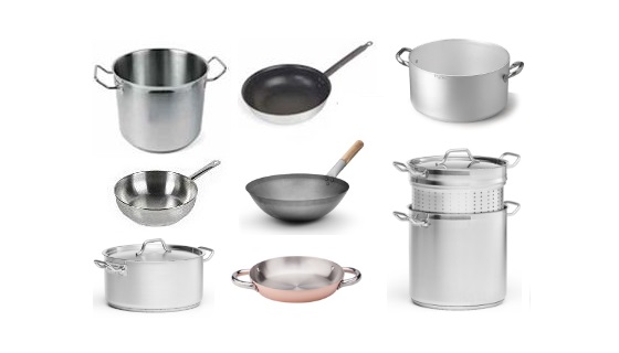Gryta, Stekpanna, Kastrull, Sauteuse, Gjutjärn,..