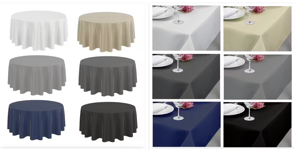 Restaurangdukar i 100% polyester