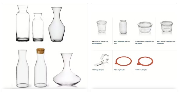Övrigt Glas