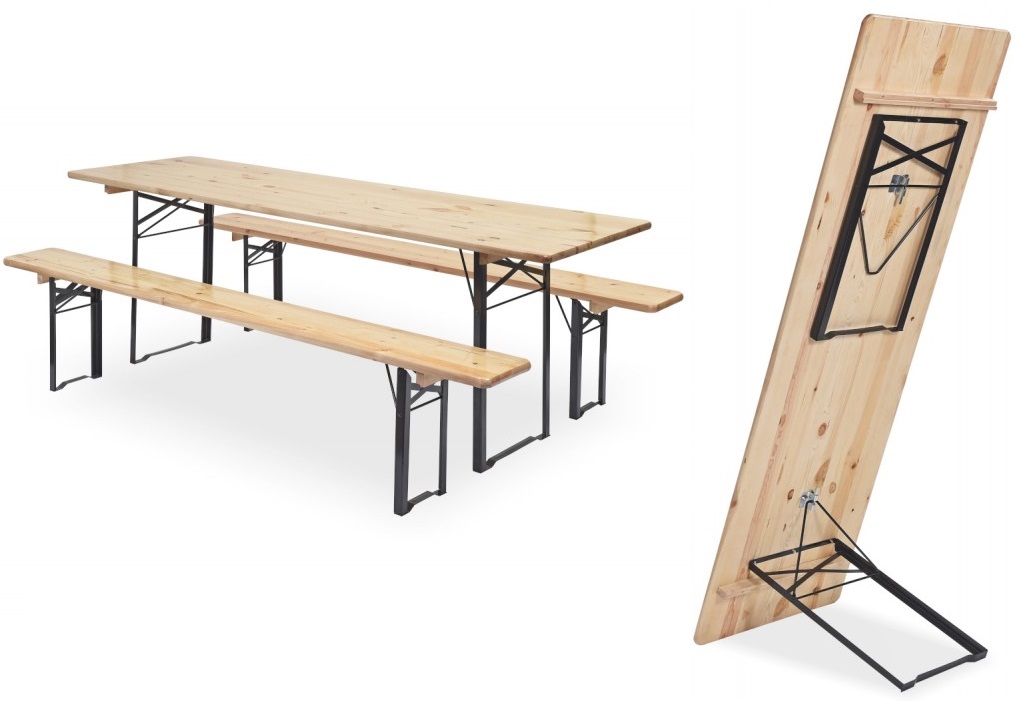 Festivalbord och bänk set