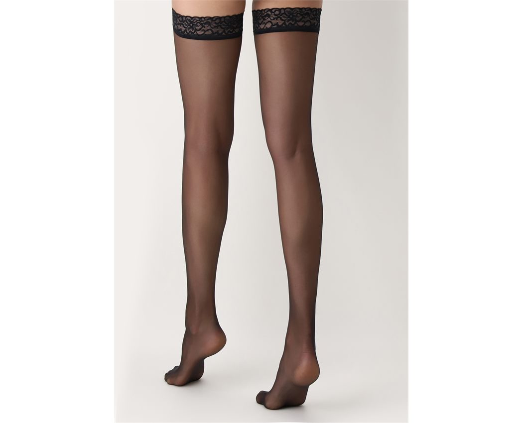 OROBLU CHIC STAY UP 15 SVART - 2