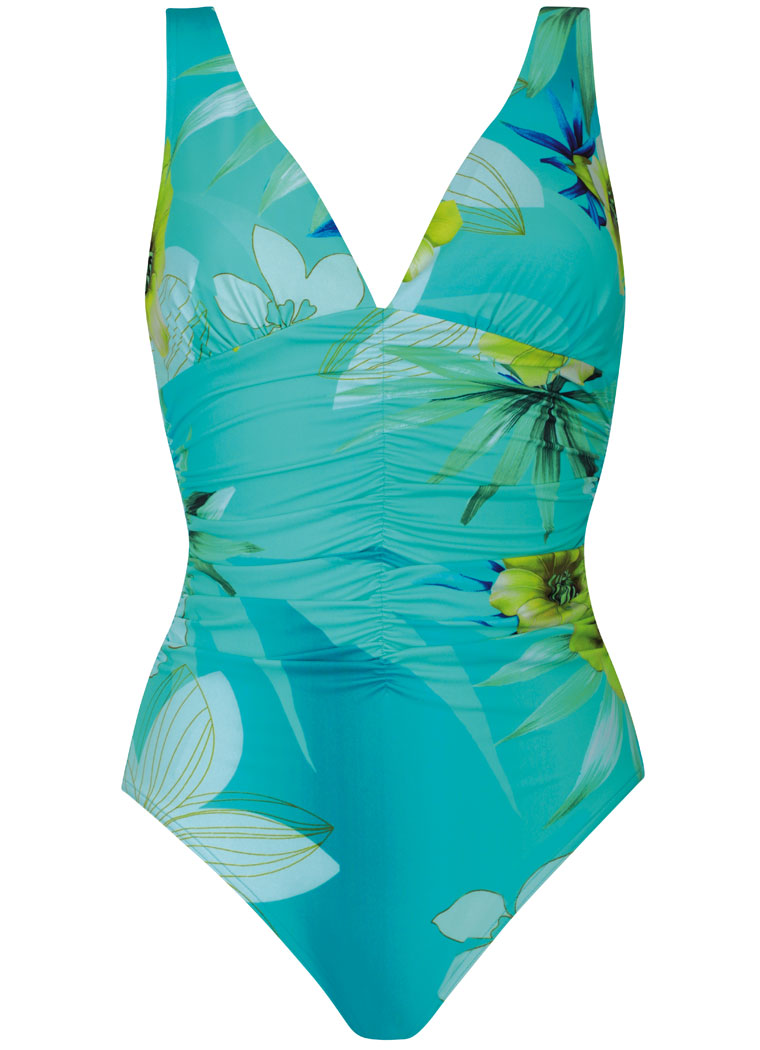 SUNFLAIR BADDRÄKT TURKOS BLOM - 2