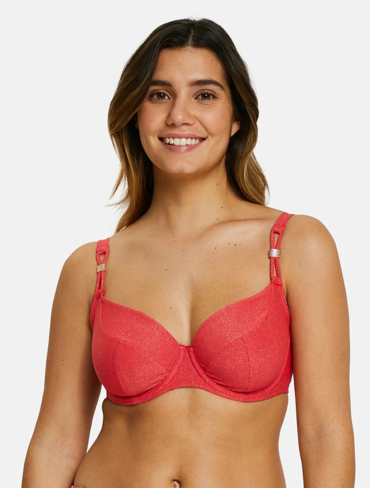 SANS COMPLEXE  BASK IN BLISS BIKINI POPPY RED