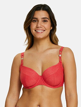 SANS COMPLEXE  BASK IN BLISS BIKINI POPPY RED