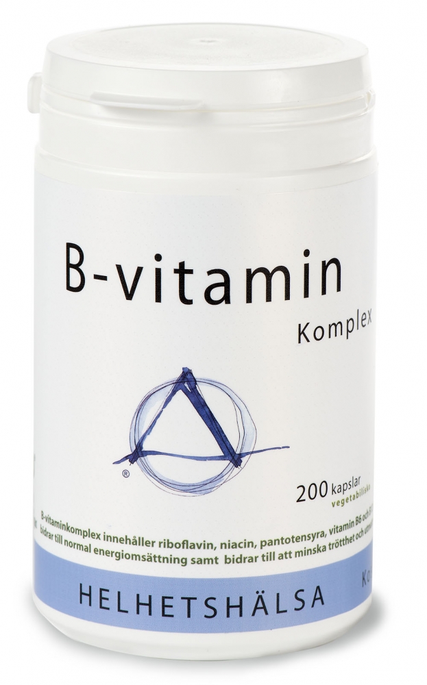 B-vitaminkomplex 200 kapslar - Helhetshälsa