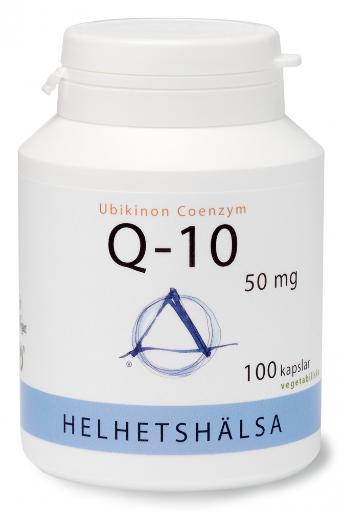 Q-10 50 mg 100 kapslar - Helhetshälsa