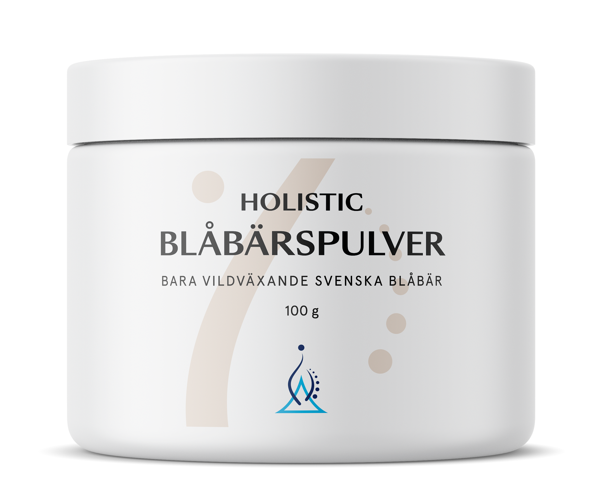 Blåbärspulver, 100g - Holistic