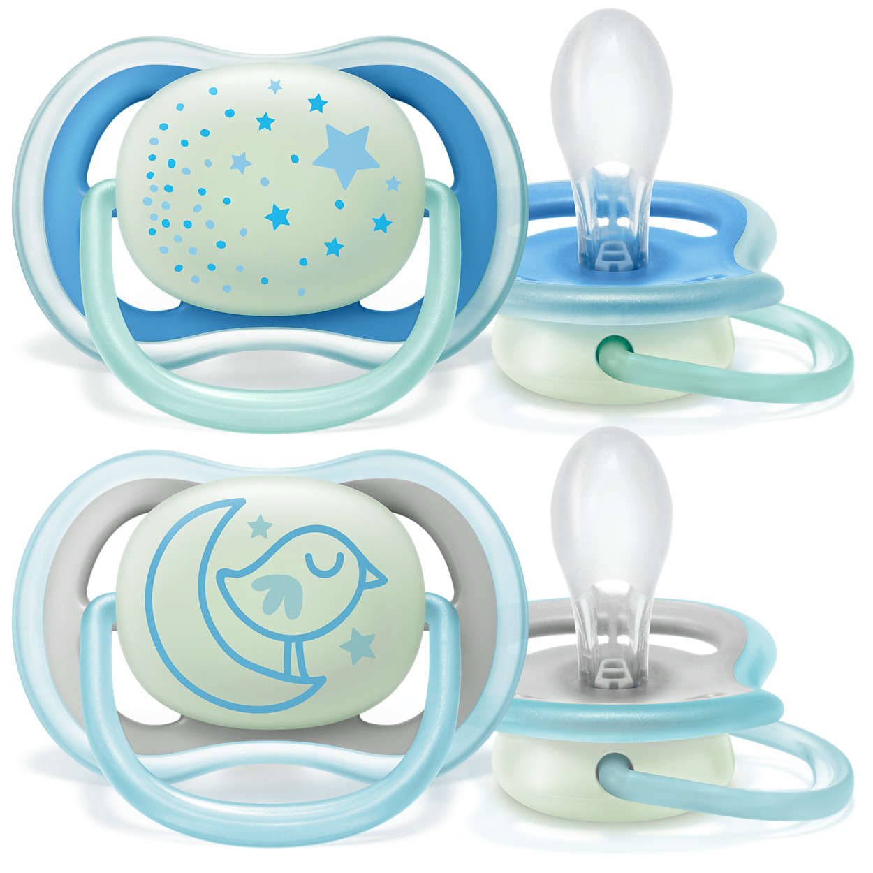 Philips Avent Ultra Air Night-Napp 6-18m Blå