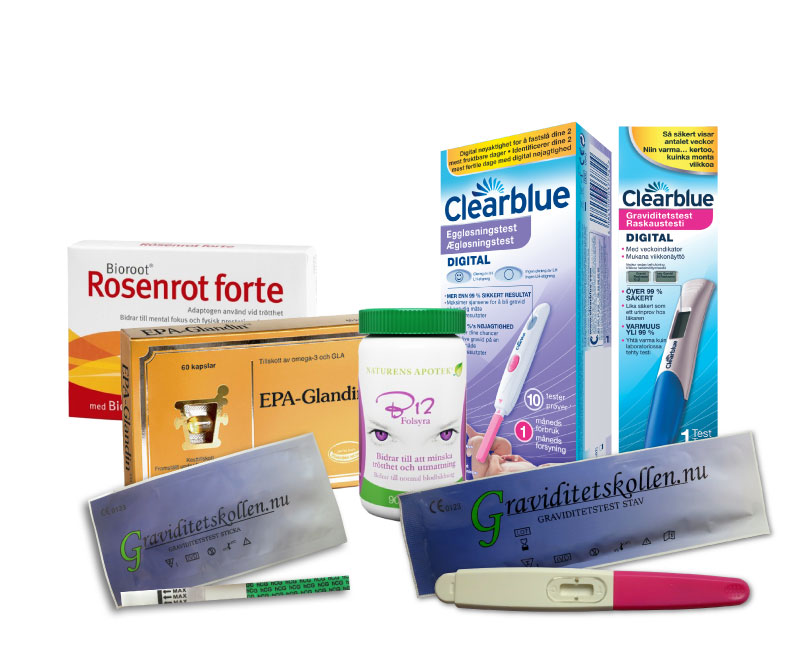 Medium - Bli gravid-paket med Clearblue