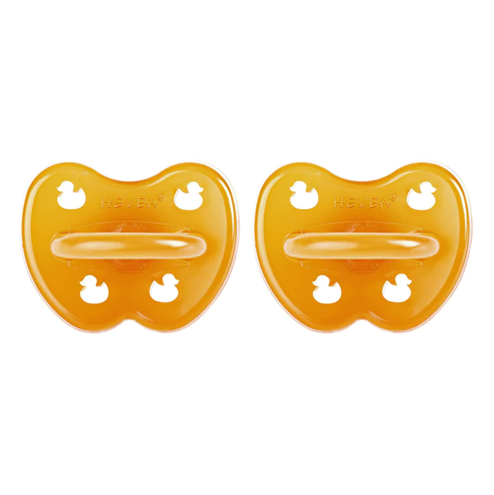 Naturgumminapp - Anka, Symmetrisk- 0-3 mån 2-pack - Hevea