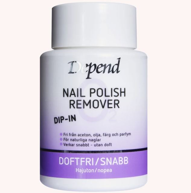 Depend  Dip-In Remover Fragrance Free 75 ml