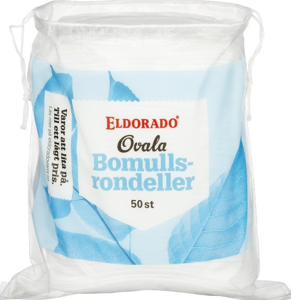 Bomullsrondeller Ovala 50-p Eldorado