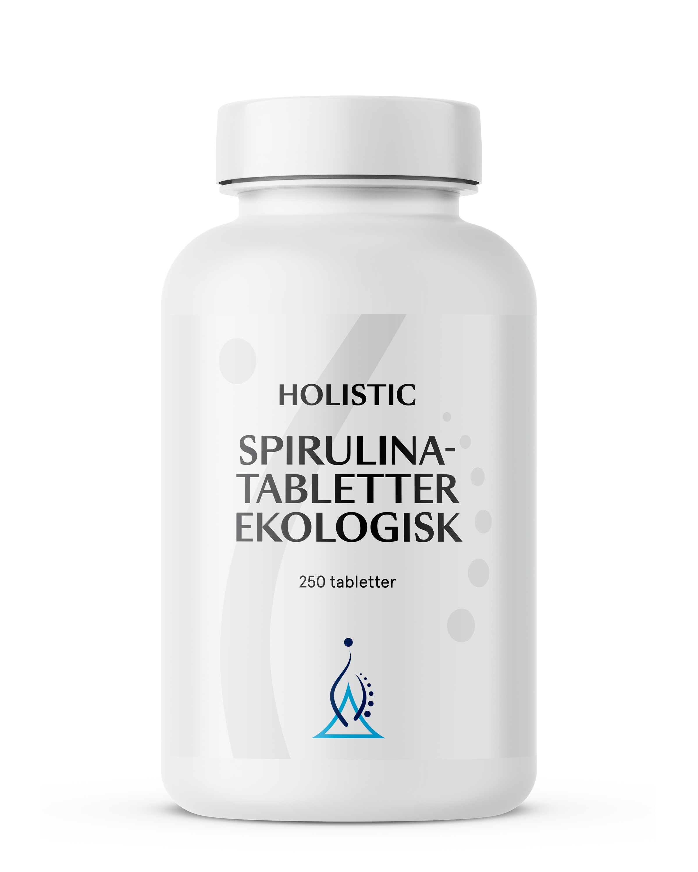 Spirulina ekologisk, 250 tabletter - Holistic