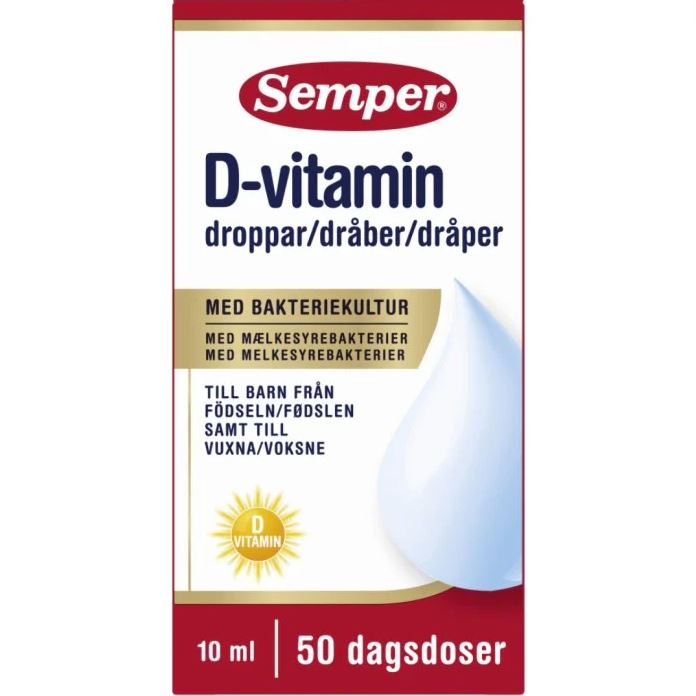 Semper D-vitamindroppar 10 ml