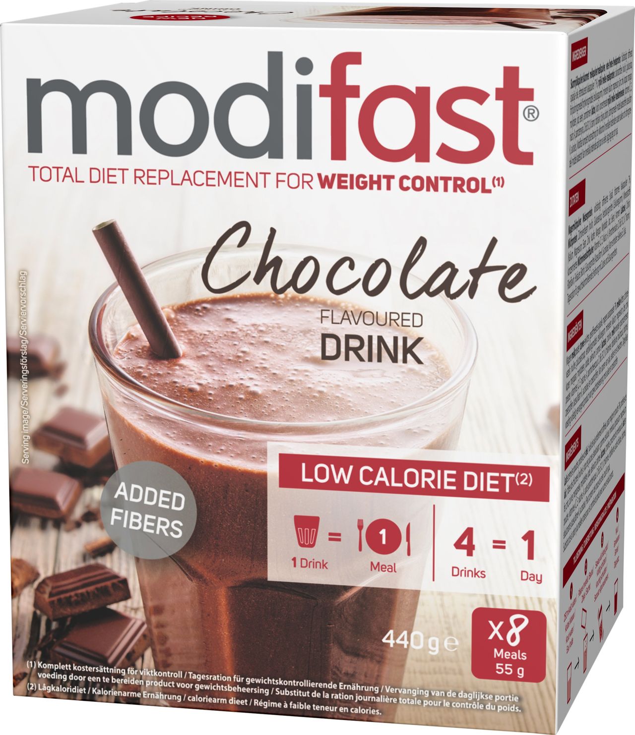 Modifast Low Calorie Diet Chocolate 8 x 55 g